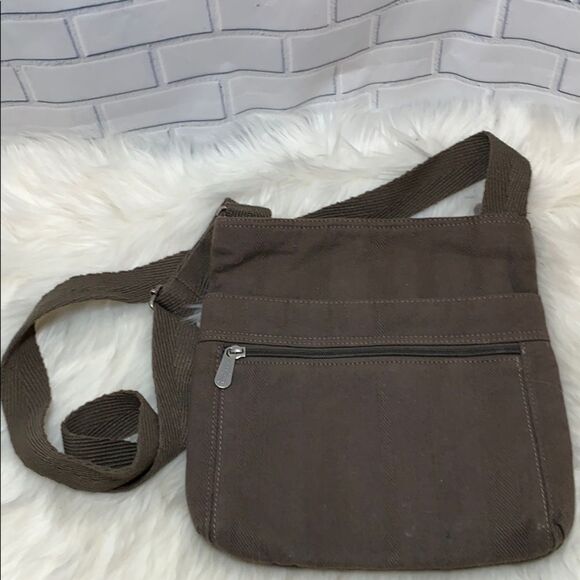 Thirty One Brown Fabric Organizer Crossbod… - Picture 1 of 6
